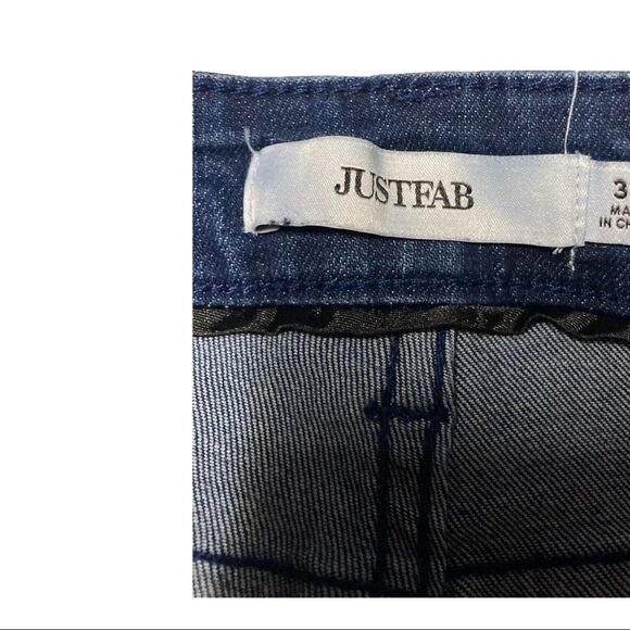 JUSTFAB Women’s dark Wash denim stretch jeans size 32 - Picture 8 of 11